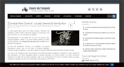 Desktop Screenshot of coursdelargent.net